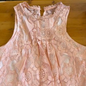 Lace tank top